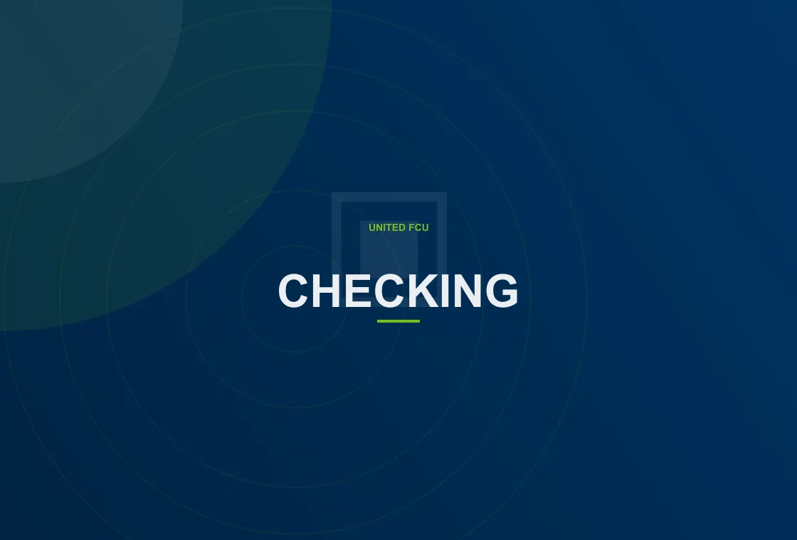 United FCU member using online banking to review recent debits