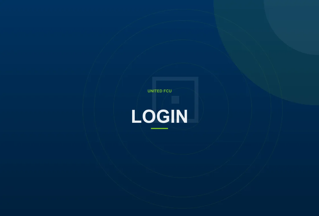 United FCU secure forgot password access overview without credential capture