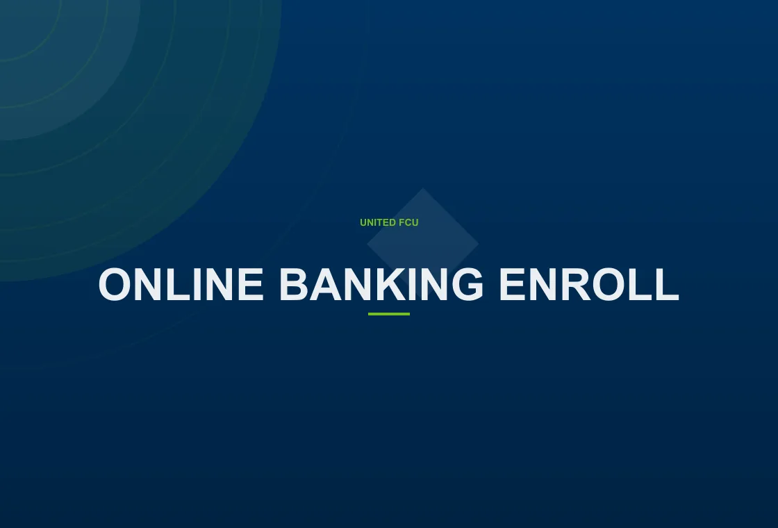 United FCU secure How is your digital identity registration walkthrough on screen