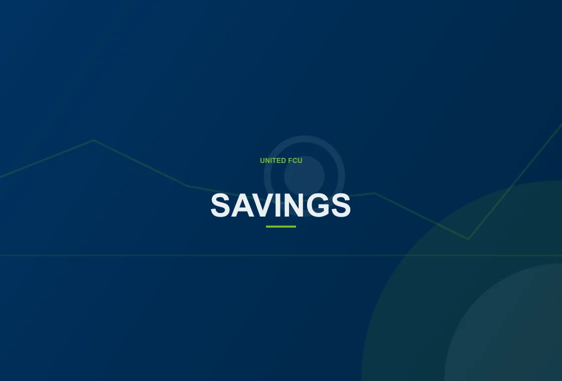 United FCU customer using online tools to monitor savings accounts goals