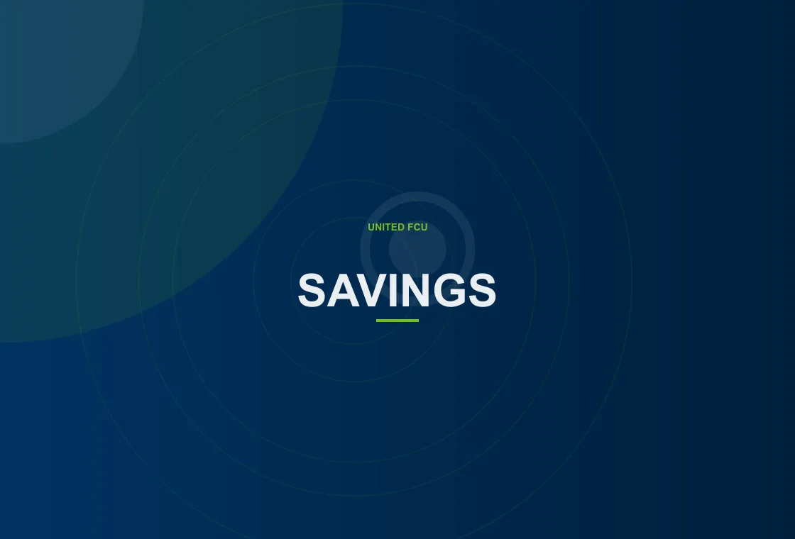 United FCU member tracking savings goal growth in digital banking